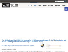 Tablet Screenshot of or-hof.com
